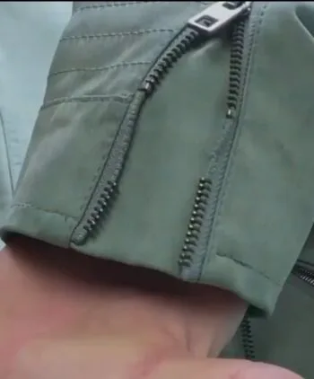 corta mangas con cremallera